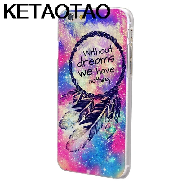 KETAOTAO Полночь Ловец снов чехол для телефона s для iPhone 4S 5C 5S 6S 7 8 SE Plus XR XS Max чехол кристально чистый мягкий TPU чехол s - Цвет: Серый