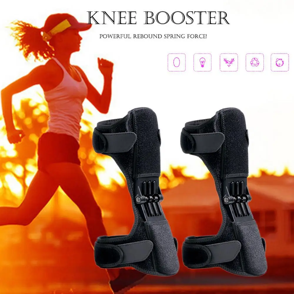 

Breathable Non-slip Relief Joint Support Patellar Knee Pad For Knee Power Spring Force Stabilizer Squat Knee Booster For Sports