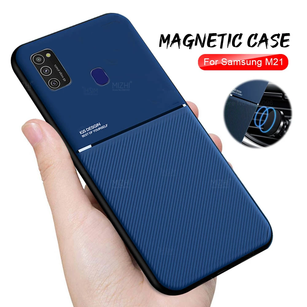 Untuk Samsung M21 Case Pemegang Mobil Magnetik Ponsel Case untuk Samsung  Galaxy M 21 21 M M215f Samsungm21 Matte Shockproof cover Fundas -  AliExpress Ponsel \u0026 Telekomunikasi