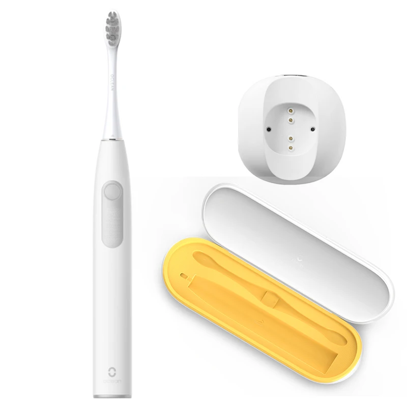 white add Travel box Новая глобальная версия Oclean Z1 sonic электрическая зубная щетка для взрослых IPX7 Водонепроницаемая ультра звуковая Автоматическая быстрая зарядка зубная щетка - Цвет: white add Travel box