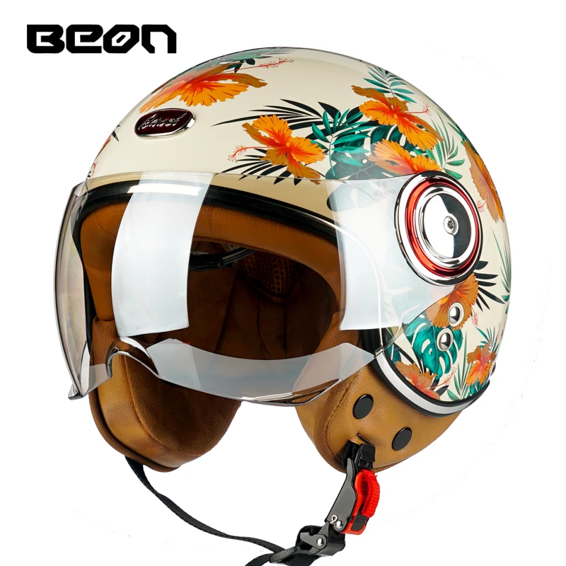 NEW BEON Helmet Motorcycle Summer Moto Helmet Open Face Motorcycle