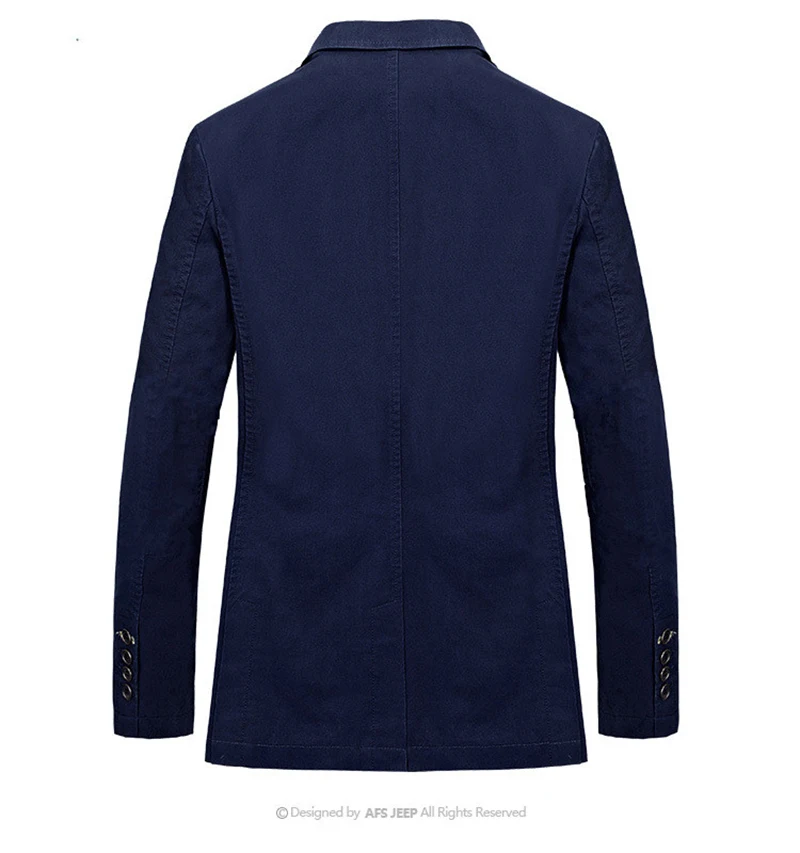 Masculino Blazers Men's Suit Jackets Hombre Solid Cotton Men's Jacket Slim Fit Groom's Clothes Smart Casual Mens Clothes MOOWNUC
