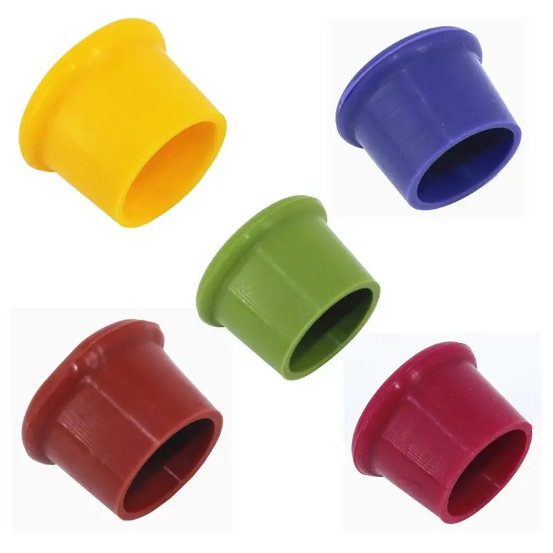 10 Pieces Silicone Wine Stoppers Bottle Caps Wine Bottle Cap Cover for Keeping Wine Fresh, 5