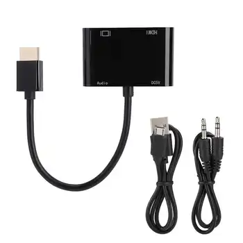 

to VGA Video Cable Cord Converter Adapter For PC Notebook Laptop HPT