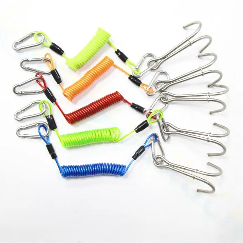 Diving Sport Diving Equipment Scuba Reef Hook 316 Stainless Steel Safety Double Hook Quick-Release