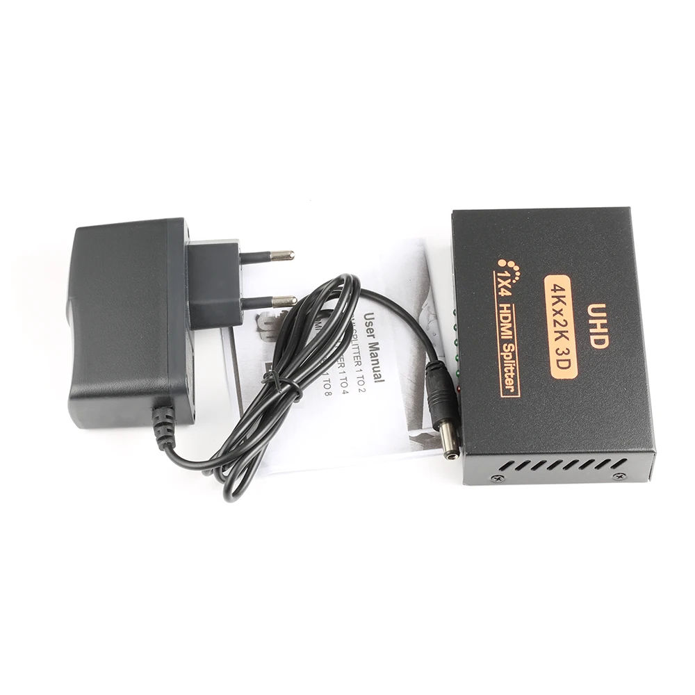 Geartronics HD 4K HDMI сплиттер 1X4 порт 3D UHD 1080p * 2K видео переключатель 1 вход 4 выхода