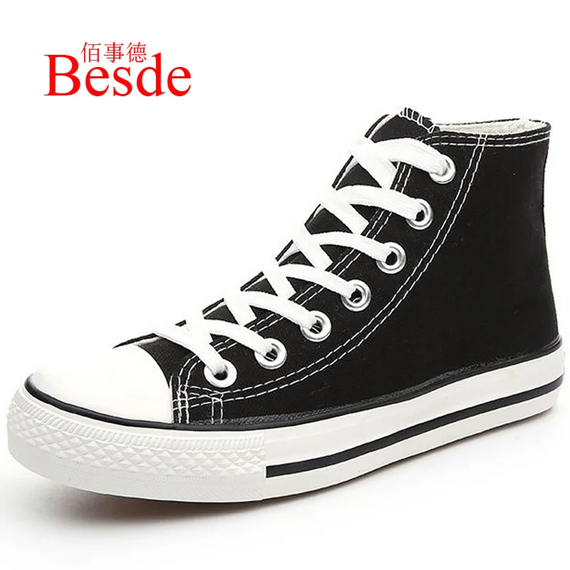 Big size 35-47 high top sneakers canvas shoes boys sneakers unisex shcool shoes men comfort sneakers man autumn shoes