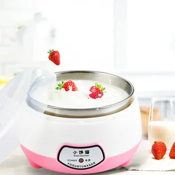 

1.0L Yogurt Machine Maker Household Fully Automatic Stainless Steel Small Yogurt Machine Kitchen Tools Stainless Steel Inner