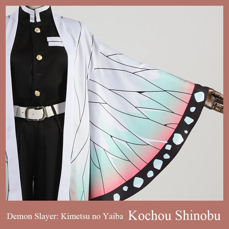 Истребитель демона: Kimetsu No Yaiba Shinobu Kochou; костюм для косплея; платье; костюм для косплея