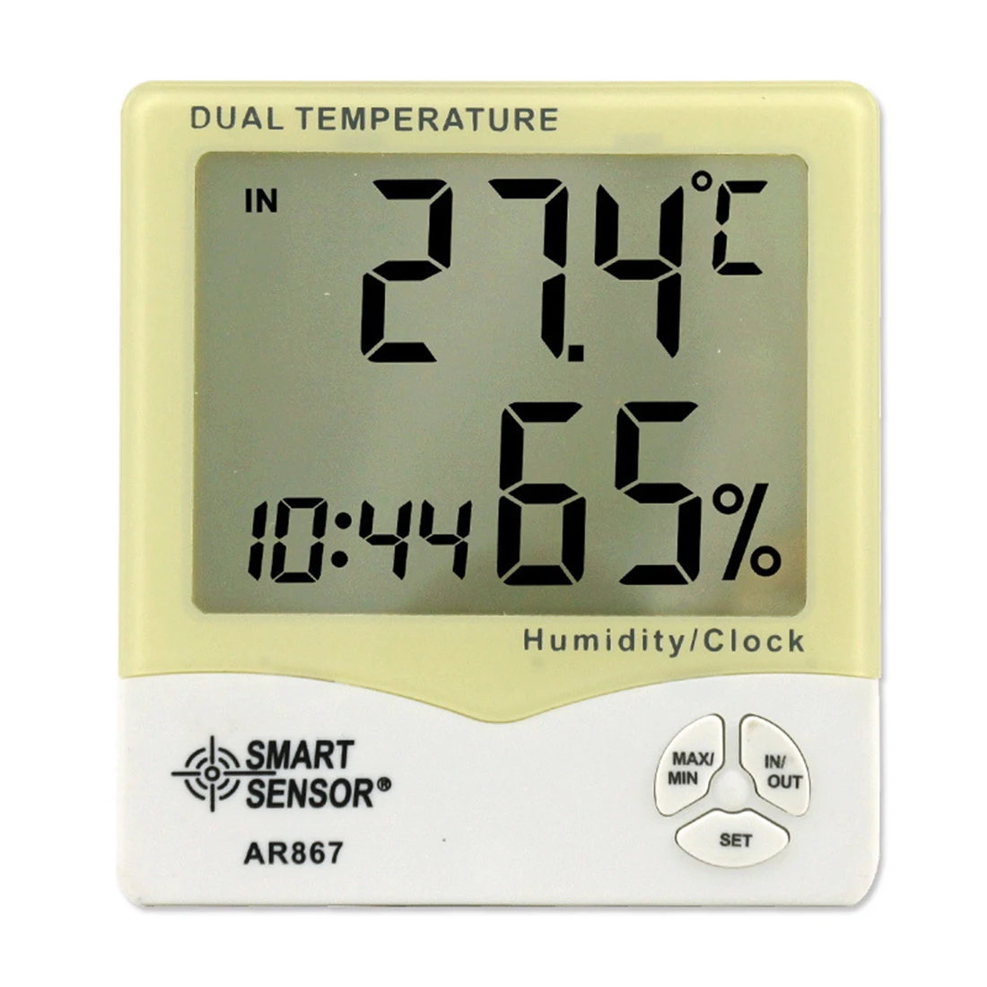 AR807 цифровой гигрометр, термометр, термометр, измеритель температуры и влажности, тестер, метеостанция с календарем и будильником - Цвет: B