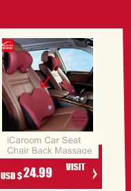 ICaroom автомобильное сиденье Подушка для головы и шеи с эффектом памяти массажная подушка поддержка подголовник подушка автомобильное сиденье Чехол универсальный автомобиль