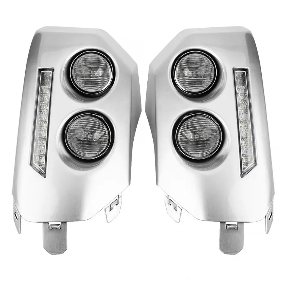 1Pair Car Daytime Running Light DRL LED Daylight Fog Lamp Light for Toyota FJ Cruiser 2009-2013 Car Styling