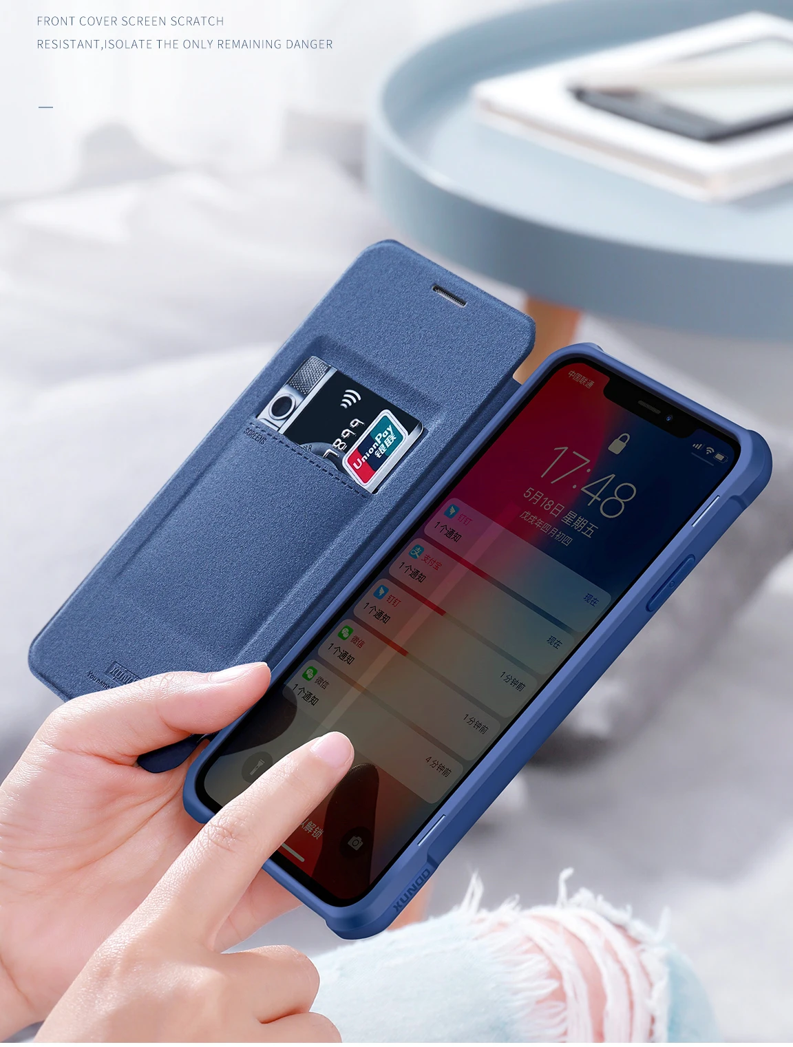 Для iPhone XR чехол Xundd роскошные подушки безопасности противоударный из искусственной кожи флип-чехол для iPhone XS чехол для iPhone X XS Max чехол Coque