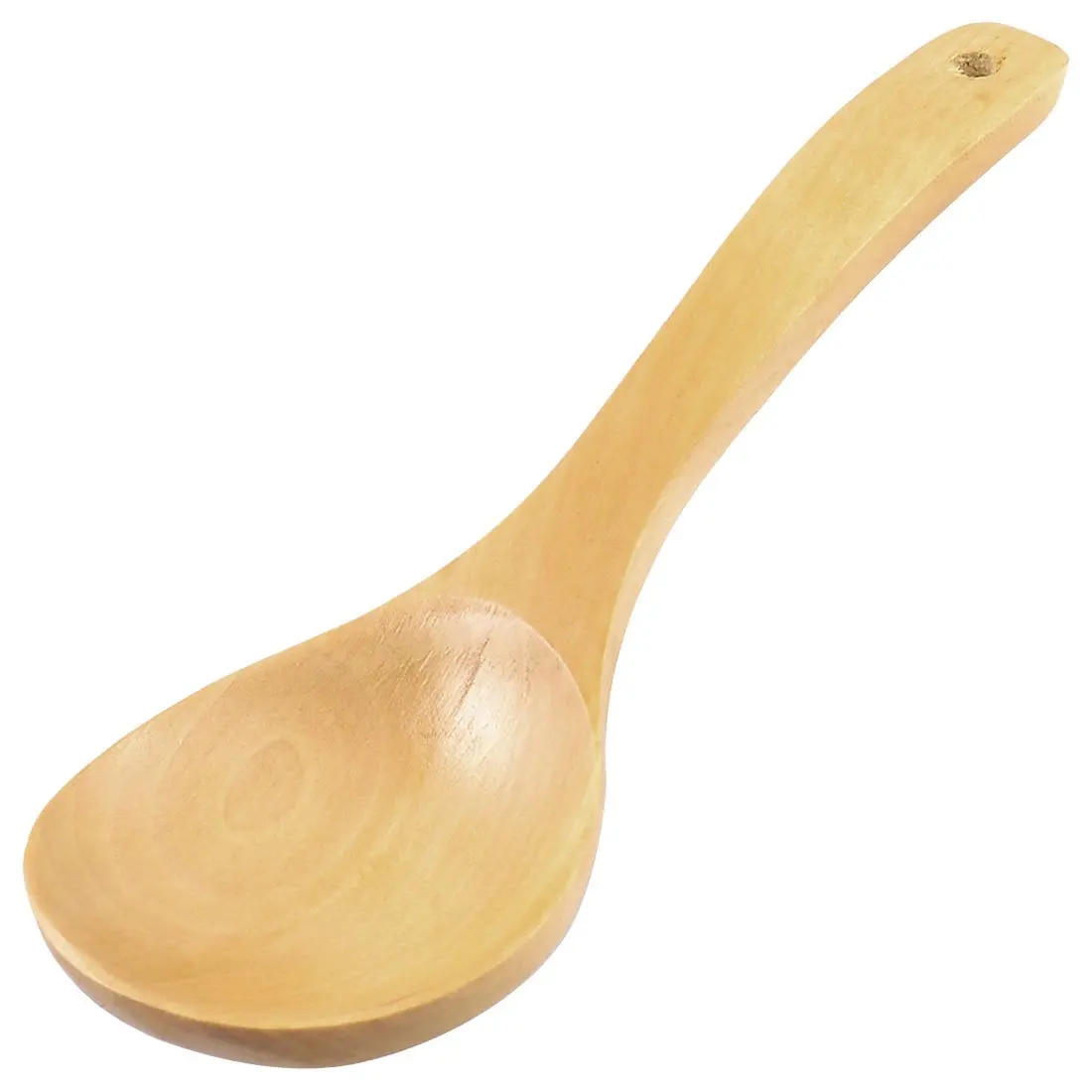 homehold Kitchen Wood Round Head Rice Scoop Soup Ladle Spoon 7.5&quot Long | Дом и сад