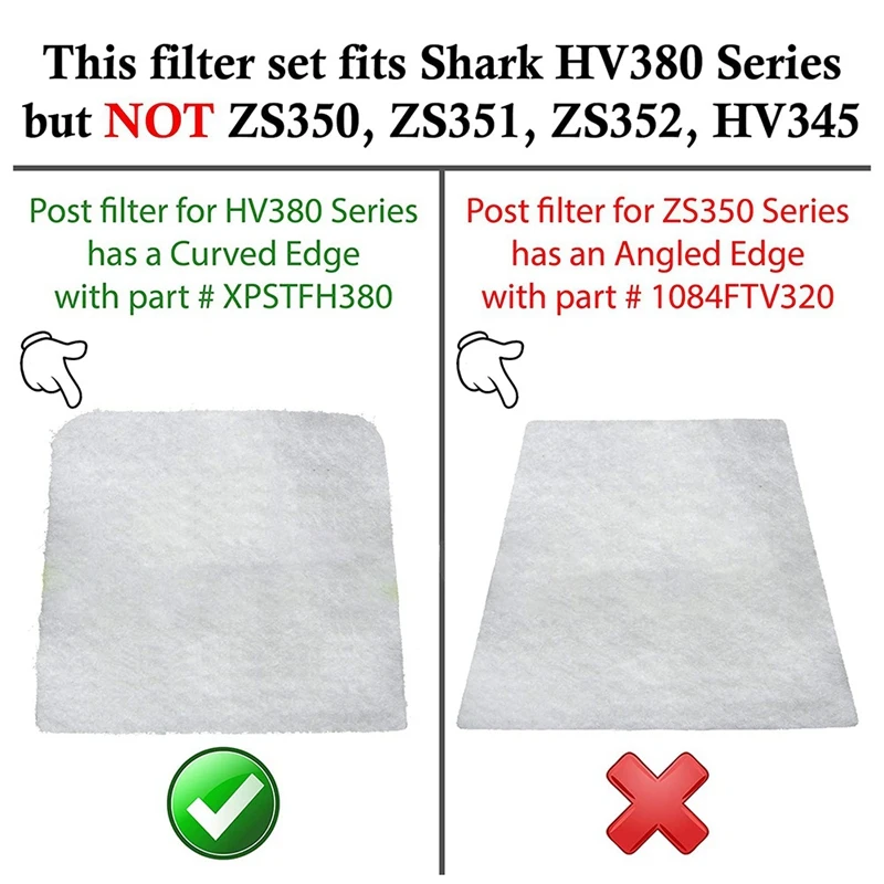 Anbytops Filters For Shark Rocket Zero 