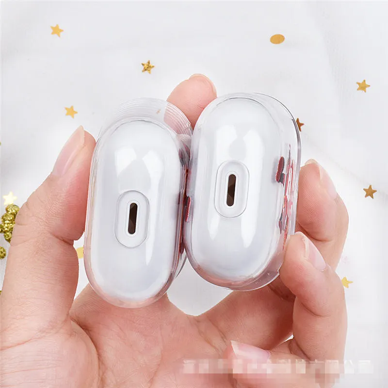 Мультяшный Рождественский беспроводной Bluetooth чехол для наушников для Apple AirPods силиконовые зарядные наушники Чехлы Защитные 1 шт