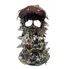 Полная маска для лица камуфляжная крышка головы 3D лист шляпа Крышка для наружного охоты кемпинга