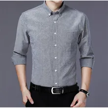 Мужские рубашки, синие, белые, серые, мужские рубашки с длинным рукавом, тонкая дизайнерская рубашка, Мужская Осенняя новинка, Camisa