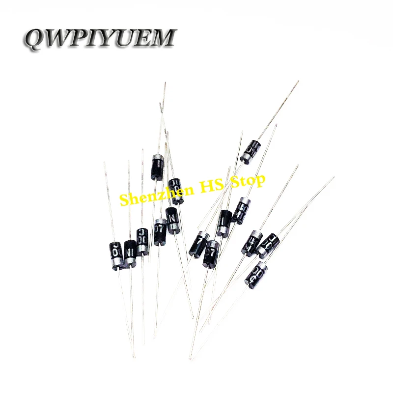 100pcs Rectifier Diode 2A 1000V DO-15 FR207 | Электронные компоненты и принадлежности