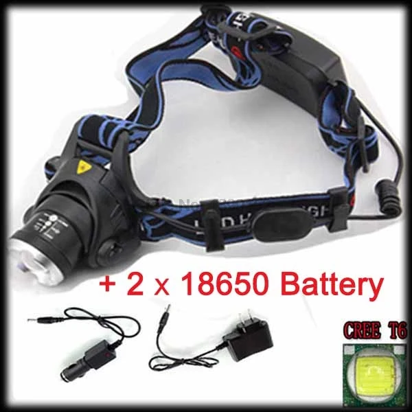 by DHL or EMS 50 pcs Lumens JR 3001 3x XML XM L T6 LED Headlamp