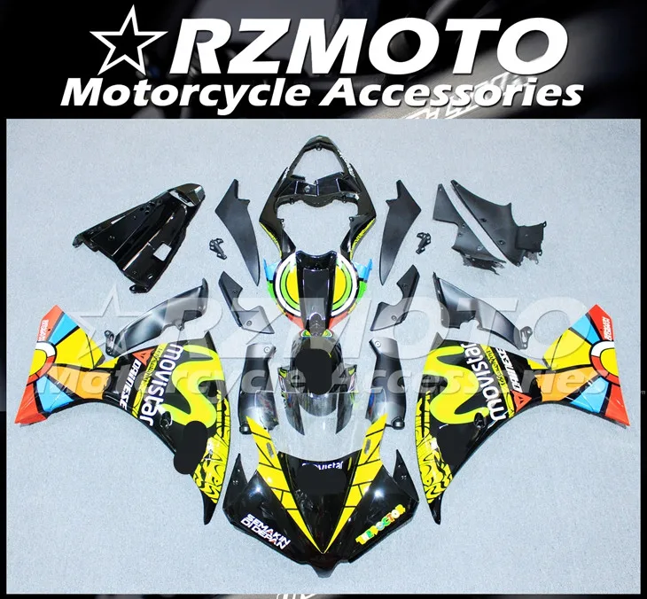 ABS мотоцикл обтекатель комплект для YAMAHA YZF R1 2012- год кузов литья под давлением Магазин № 1608