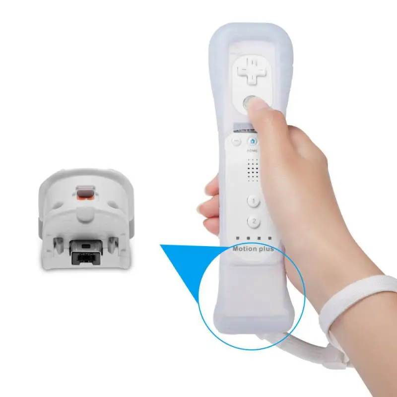 For Nintendo Wii Motion Plus Adapter Sensor Intensifier Remote Controller Motion Enhancer Handle Accelerator Games Accessories