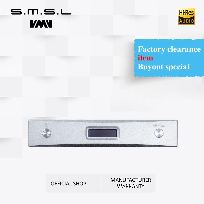 USB плеер SMSL M8A оригинальный ES9028Q2M DSD512/PCM768kHz с ЦАП XMOS оптический/коаксиальный/USB вход