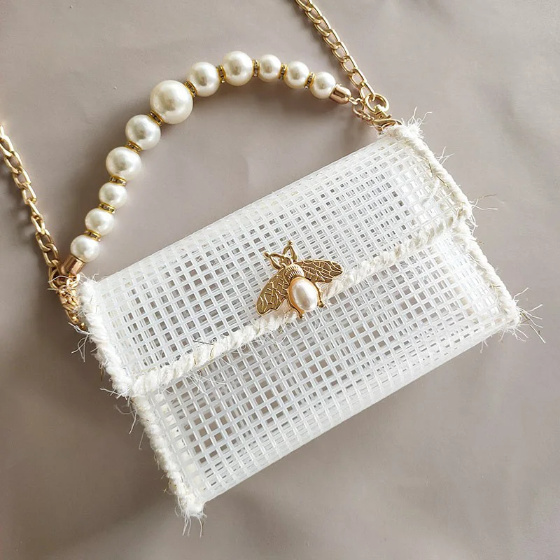 6PcssetAuxiliaryWeavingPlasticMeshWithFawnChainBuckleSewing