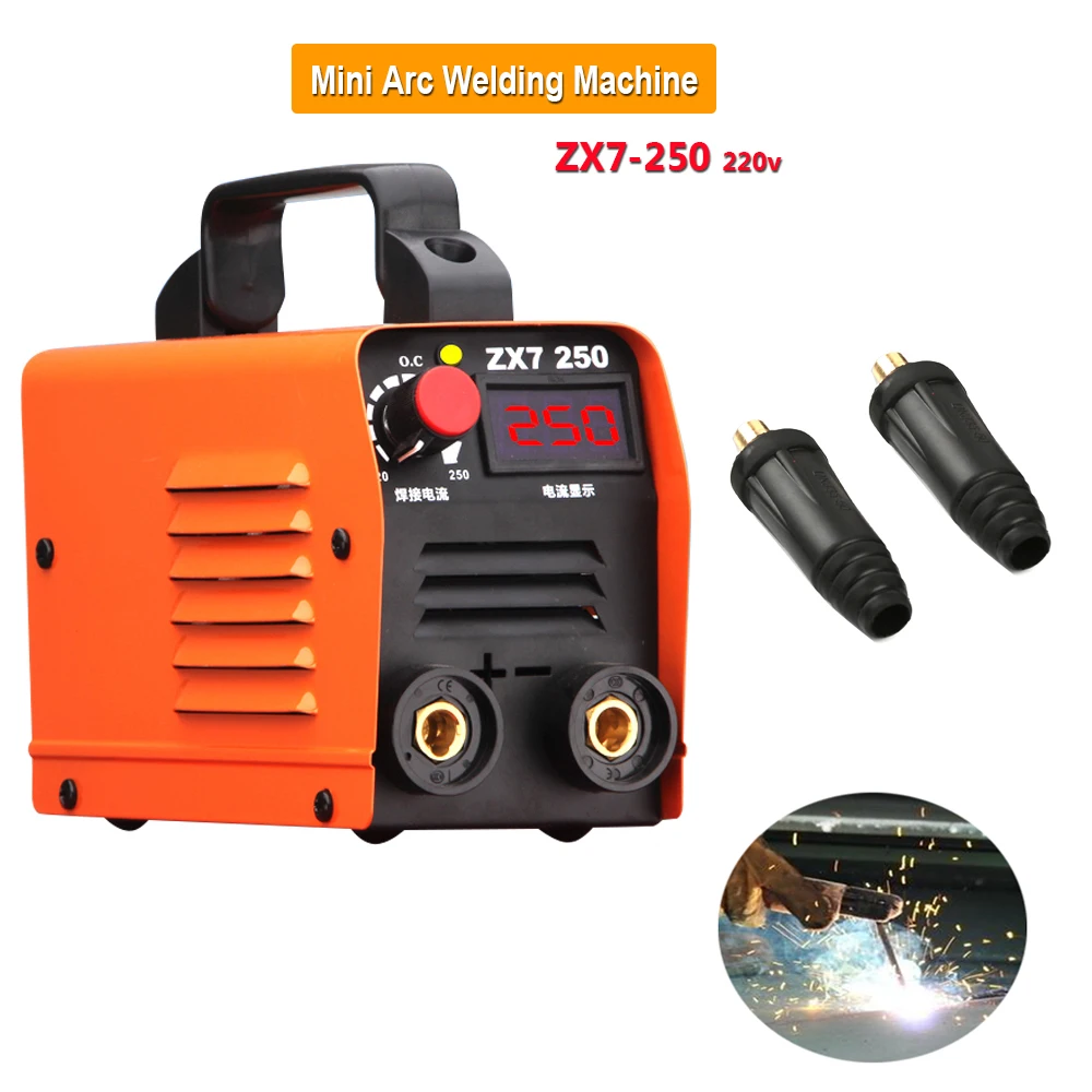 US $66.97 220v Portable Mini Arc Welding Machines IGBT DC Inverter ARC Welder LCD Display Handheld Electric Welders Adjust 20250A Current