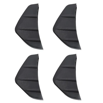 

4 Pcs Universal Car Rear Bumper Lip Diffuser Shark Fin Style Car Back Bumper Spoiler Lip Splitter Car-Styling Auto Accessories