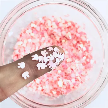 

Ultrathin 4mm Rabbit Shape Glitter Sequins for Craft PET Paillettes for Nails Arts Manicure/wedding Christmas Decor Confetti 8g