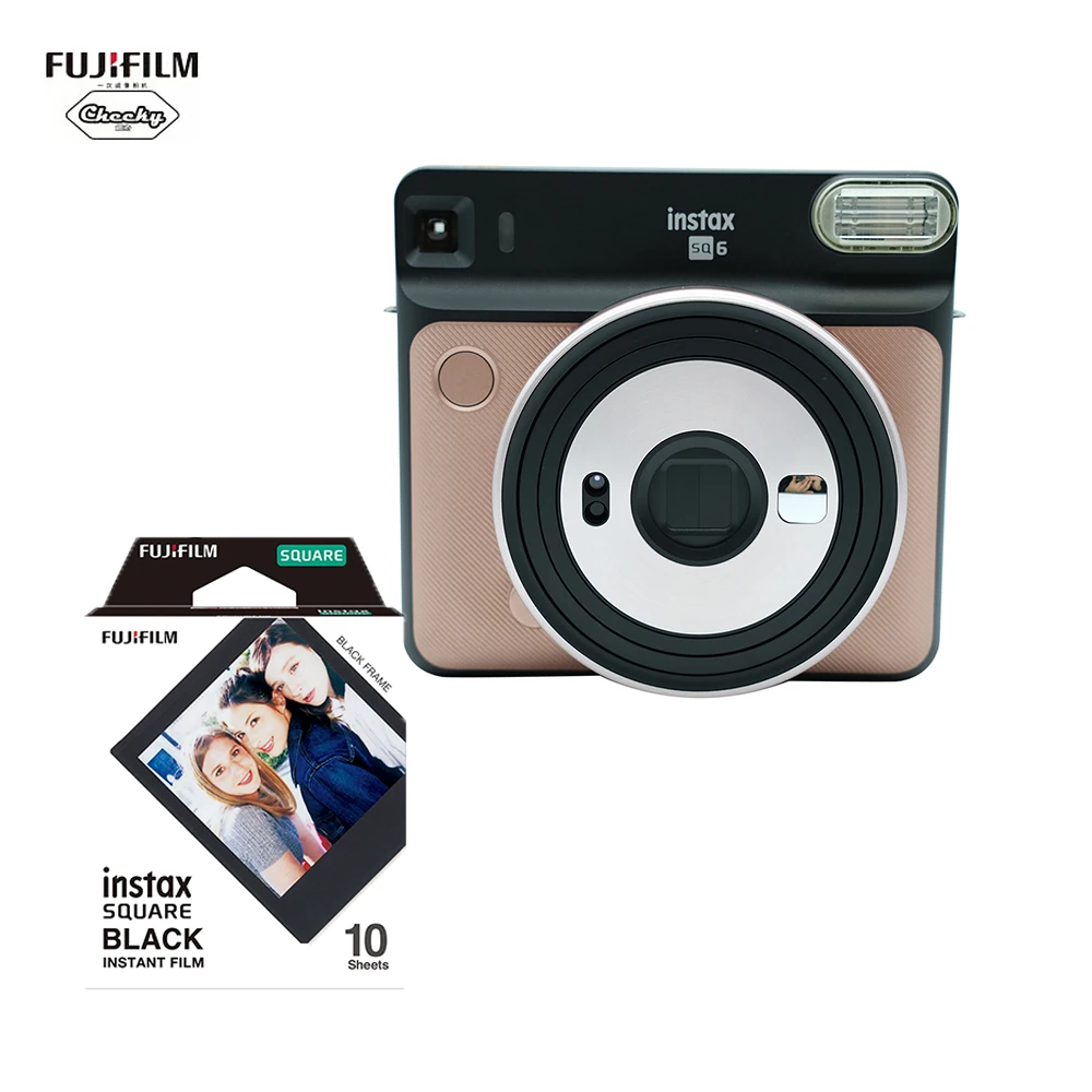 

Fujifilm Instax Mini SQ6 Camera Instant Film Photo Camera Fuji Film Camera New Year Gift +10 Sheets Film With 10 sheer Film