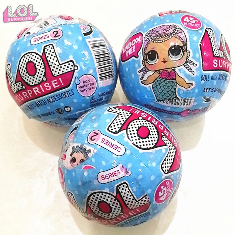 

L.O.L.SURPRISE! 1PCS lol dolls capsule shell Surprise Original Doll DIY Manual Blind Box Fashion Model Doll Gift girl toys Ball
