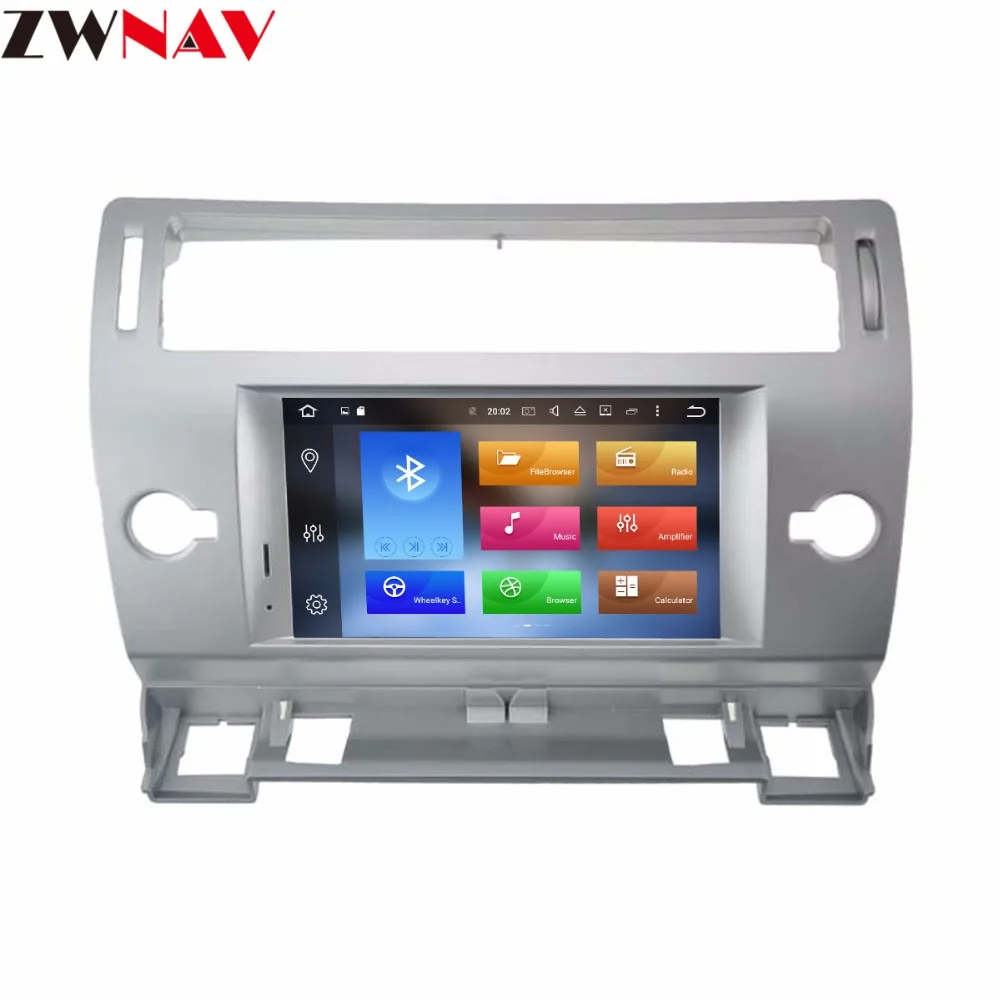 PX6 4+ 64 1 Din Android 9,0 автомобильный dvd-плеер для Citroen C4 Quatre Triumph wifi gps Радио сенсорный экран gps РАДИО wifi карта головное устройство