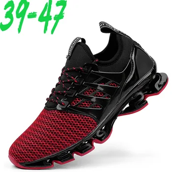 

Blade Running Shoes for Men Antiskid Damping Cool Outsole Walking Trekking Leisure Summer Running Zapatills Sneakers