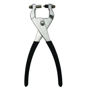 

1/8 Inch Portable Non Slip Ergonomic Multifunctional Ceiling Grid Clamp Punch Pliers Door Hand Tool For Leathercraft Metal Hole