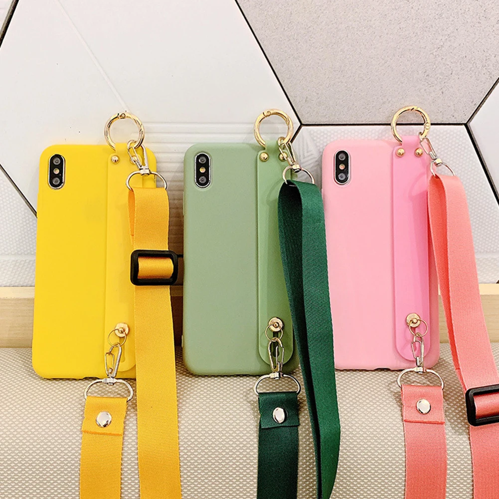 Wrist Strap Holder Case for Samsung Galaxy Note 10 Plus 5G Crossbody Lanyard Cover iPhone 11 Pro Max X XS XR Shockproof Capa |