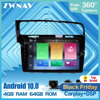 

2 din IPS touch screen Android 10.0 Car Multimedia player For Volkswagen Golf 2014-2018 BT audio radio stereo GPS navi head unit
