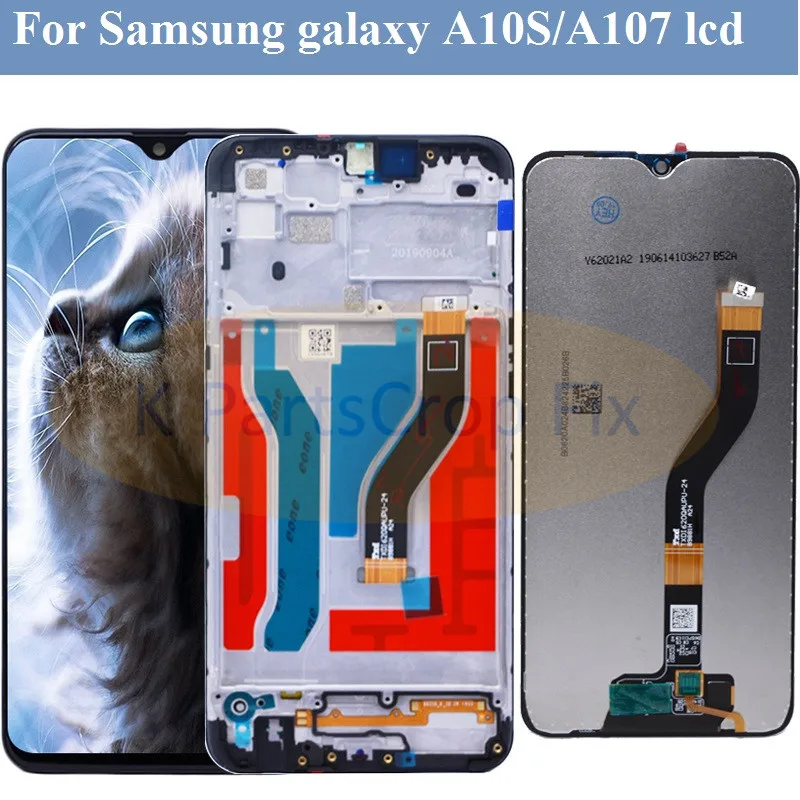 Для samsung galaxy A10S ЖК-дигитайзер A107/DS A107F A107FD ЖК-дисплей с рамкой сенсорный экран дигитайзер для samsung A10s ЖК