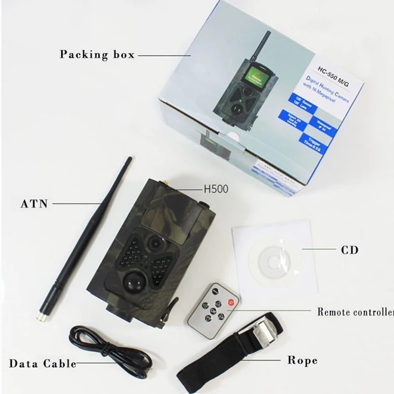 HC-550M 2G MMS охотничья Следовая камера инфракрасная камера ночного видения для Исследования дикой природы и мониторинга фермы в режиме реального времени