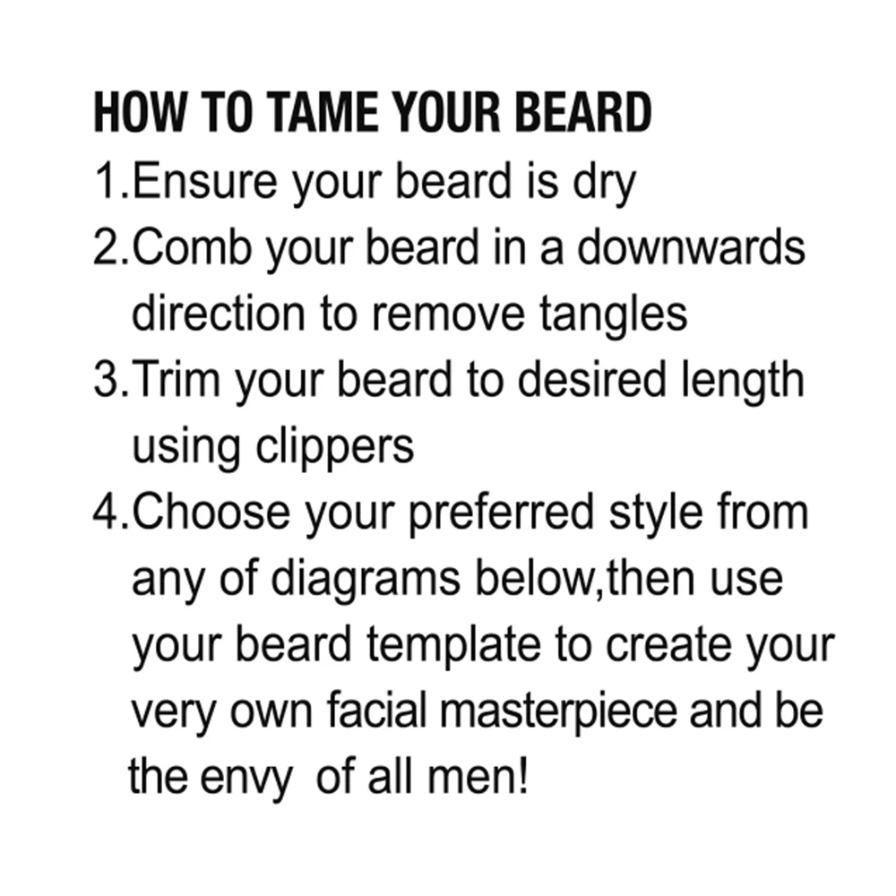 How to tame your beard