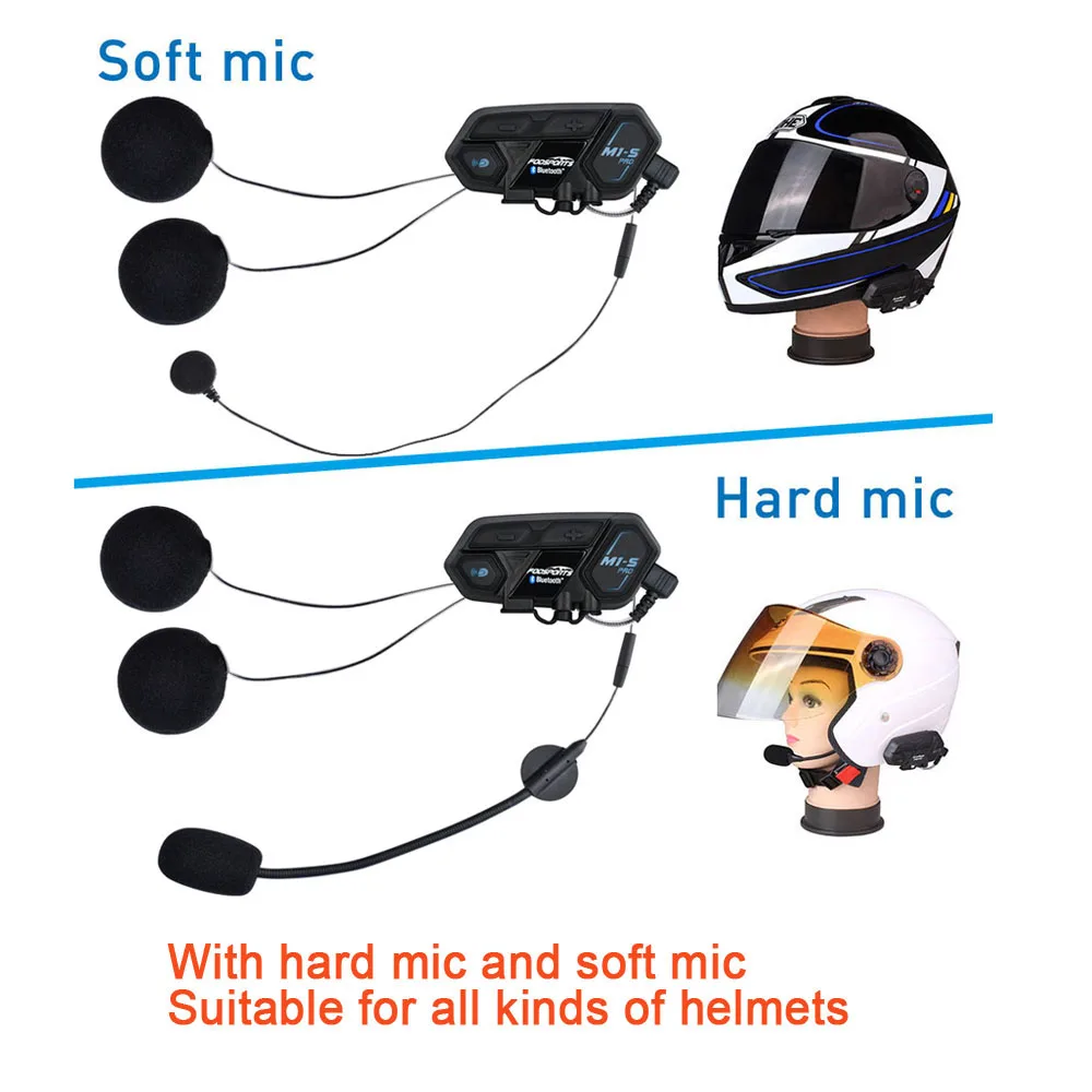 Neueste Fodsports M1-S Pro Motorrad Intercom 8 Fahrer Helm Headset Bluetooth Bluetooth Sprech Verbinden BT-S2 V6 TCOM-SC Neueste Fodsports M1-S Pro Motorrad Intercom 8 Fahrer Helm Headset Bluetooth Bluetooth Sprech Verbinden BT-S2 V6 TCOM-SC