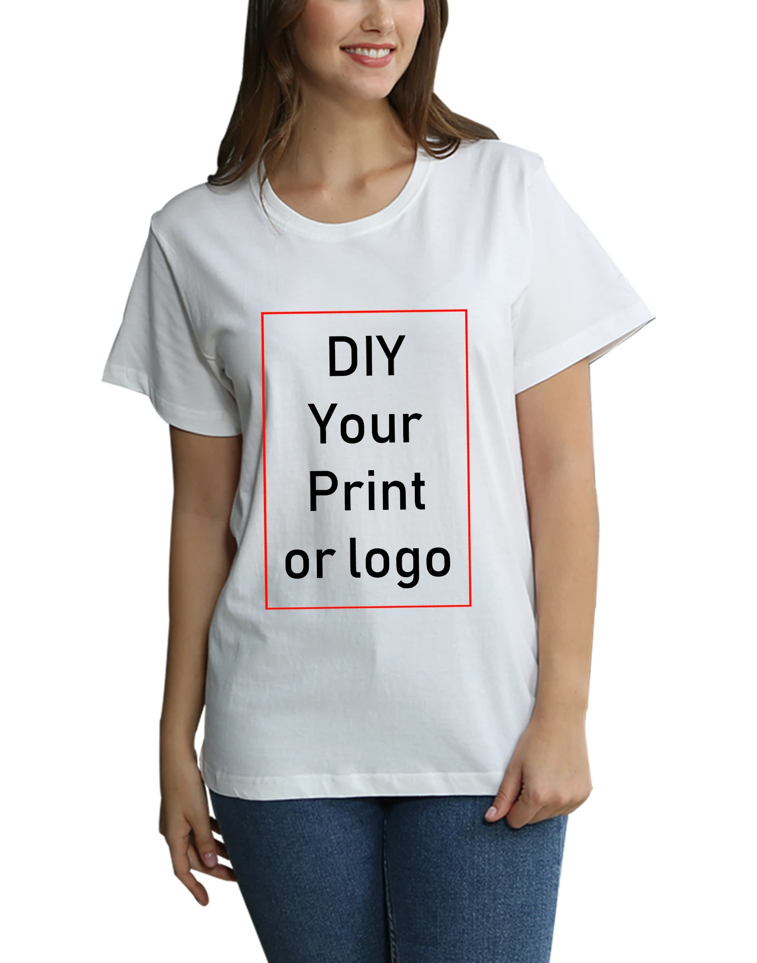 

2020 Customized Print T Shirt Brand Tees T-shirt Men's Boy's clothes Women's Girl's DIY Photo Logo Casual Kid's Tshirt