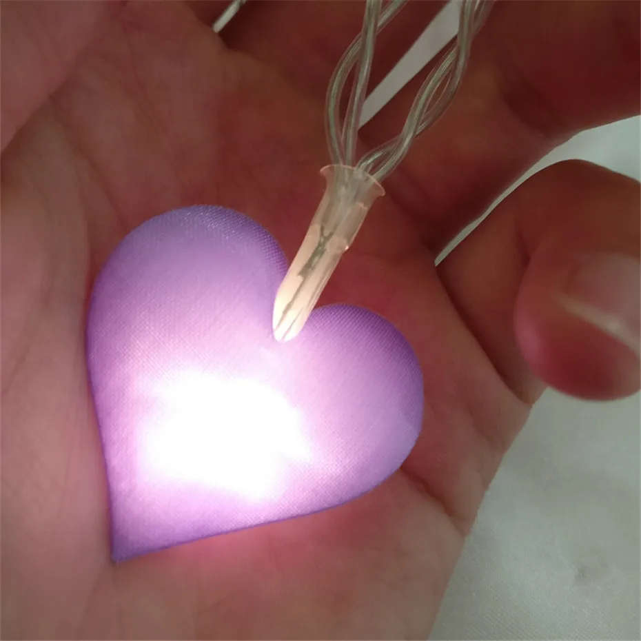 Heart shape led string lights Fairy lights