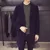 Fashion Men Wool & Blends Mens Casual Business Trench Coat Mens Leisure Overcoat Male Punk Style Blends Dust Coats Jackets 12