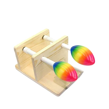 

Handmade Double Cup Glass Turntable, Glass Glass Turntable for DIY Flashing Epoxy Craft Glass UK Plug