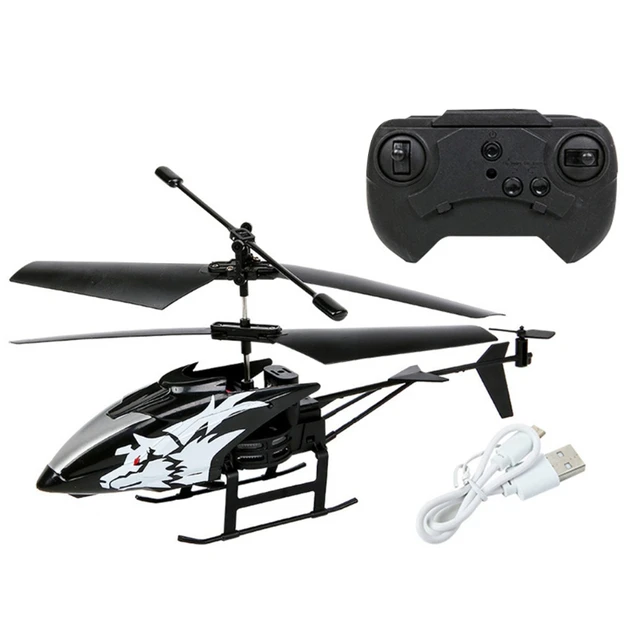 L38E 2 Channel Mini USB RC Helicopter Remote Control Aircraft Drone Model with Light