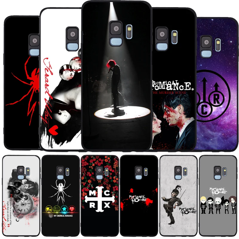 My Chemical Romance Cover Soft Silicone TPU black Phone Case For Samsung Galaxy S6 S7 EDGE S8 S9 S10 PLUS NOTE 8 9 | Мобильные