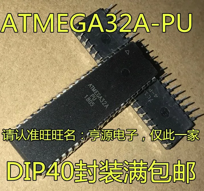 5 шт./лот ATMEGA32A ATMEGA32A-PU DIP-40