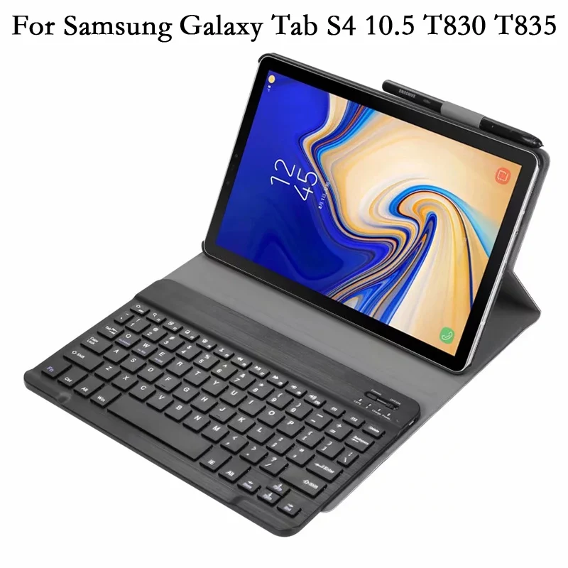 Раздельный беспроводной чехол для планшета с Bluetooth клавиатурой Samsung Galaxy Tab S4 tabS4 10 5